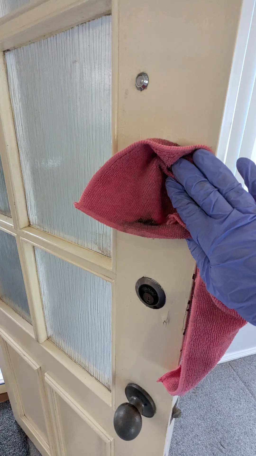 Townhouse cleaned before the new tenants moved in