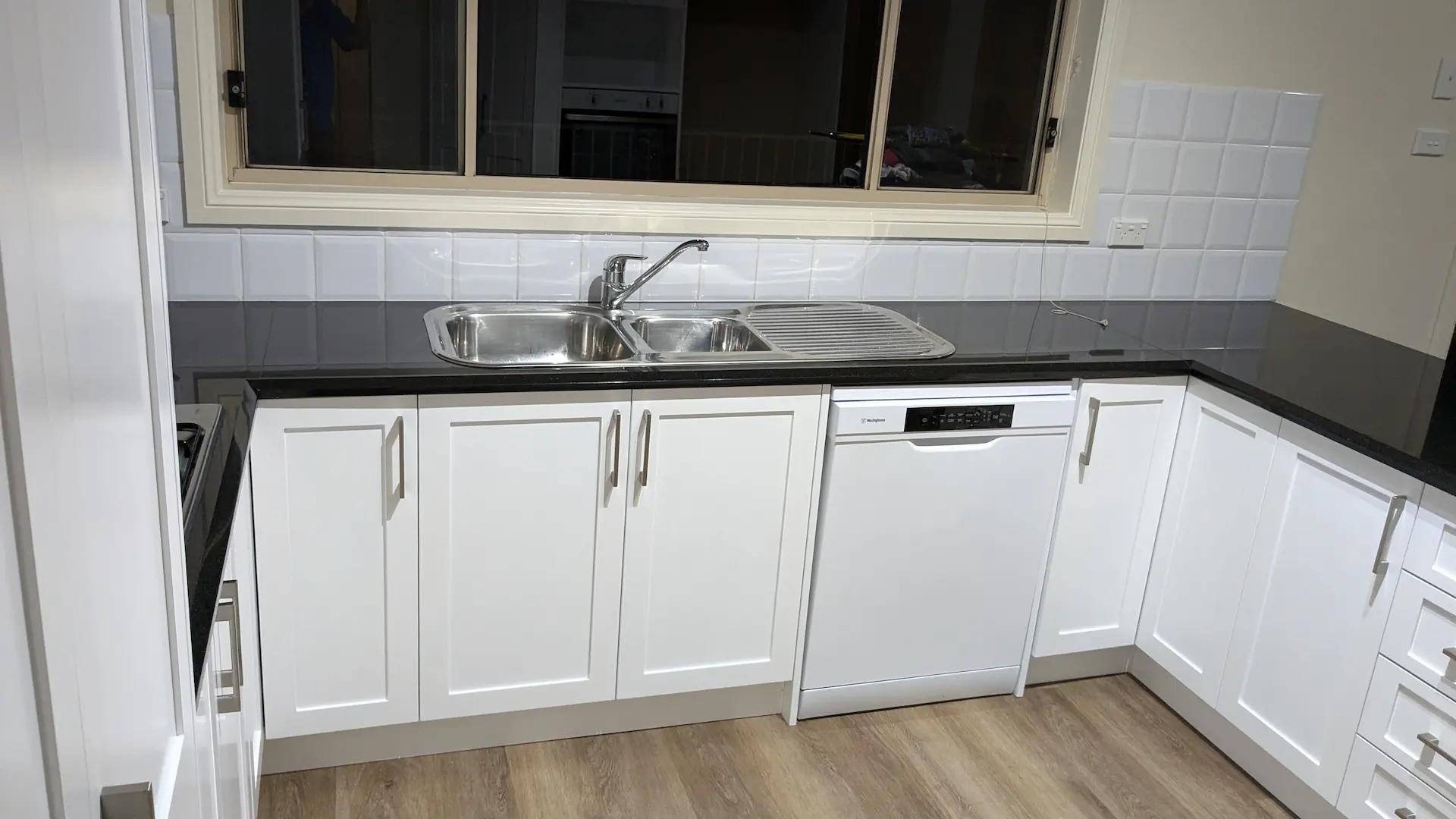 Kitchen detailed before a sale inspection